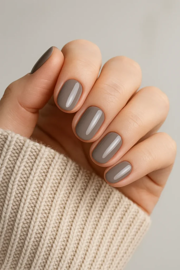 Taupe Nail Art