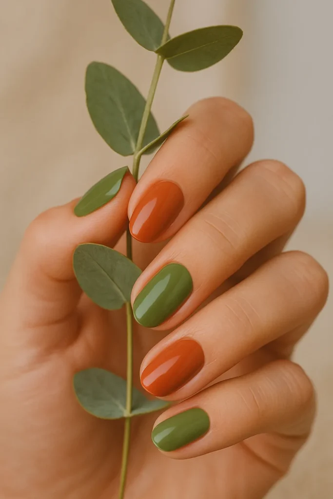 Terracotta and Olive Green Combo
