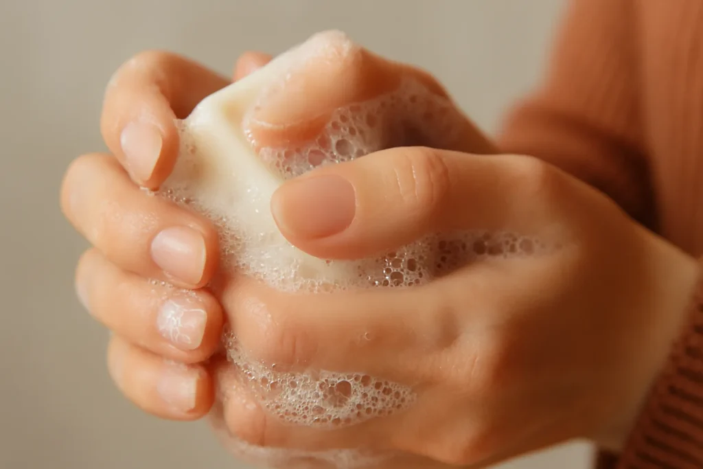 how to wash nails