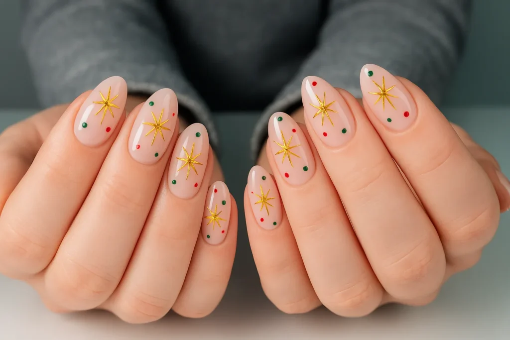 natural almond shaped nails