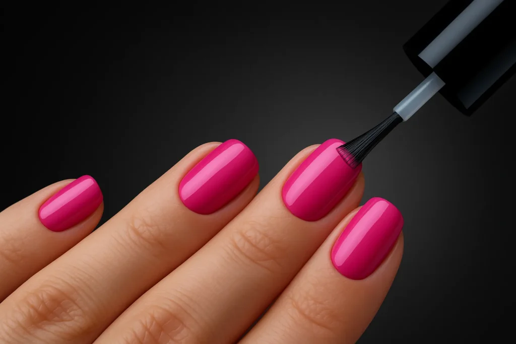 Pink Chrome Nails