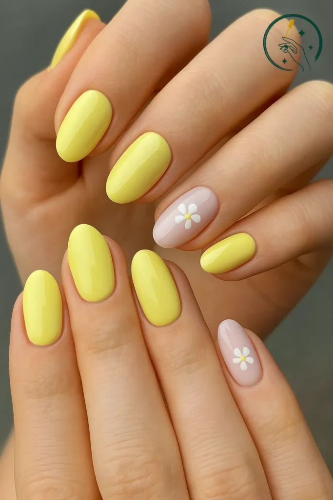 Sunny Yellow with Daisy Accents